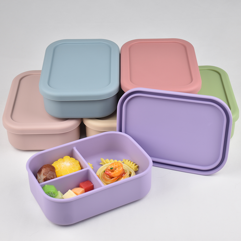Meal Prep Recipes - Boîte à déjeuner Bento en Silicone
