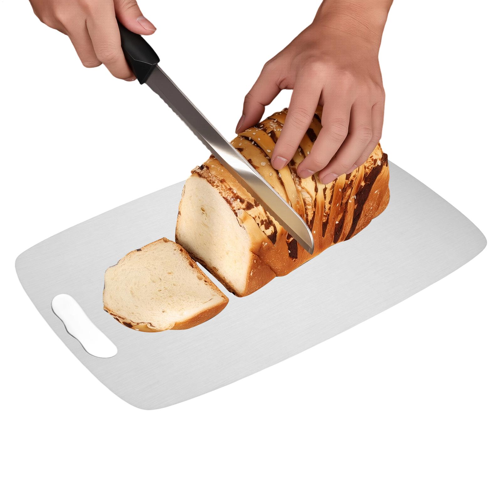 Meal Prep Cutting - Planche à découper en acier inoxydable