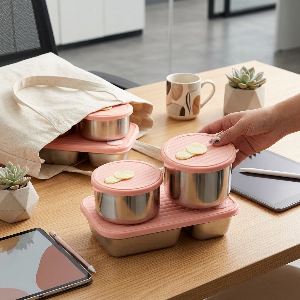 Meal Prep Meal Ideas - Boîte à lunch en acier inoxydable