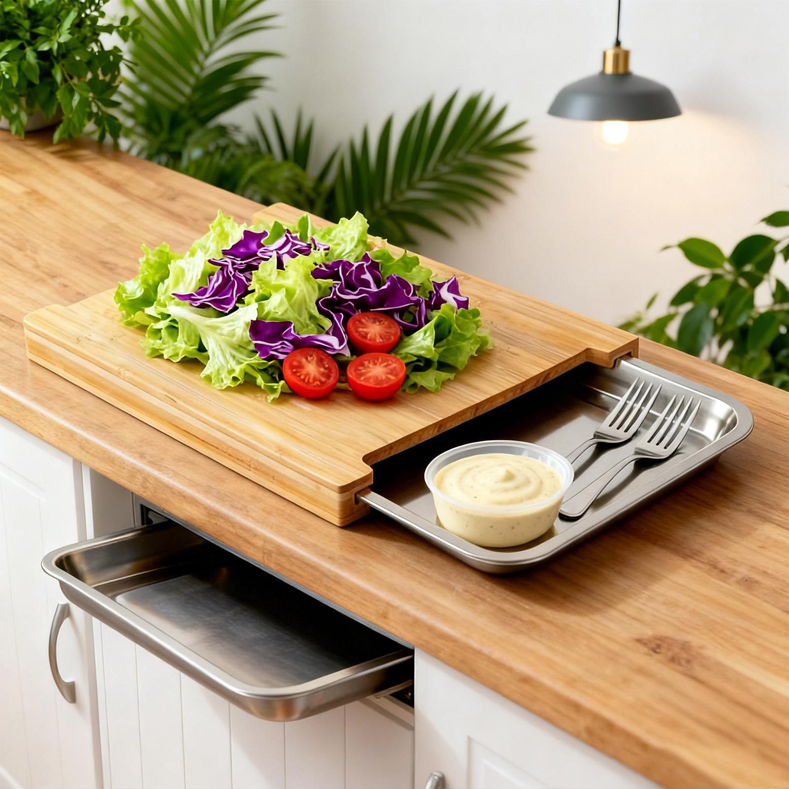 Meal Prep Cutting - Planches à découper en bois pour