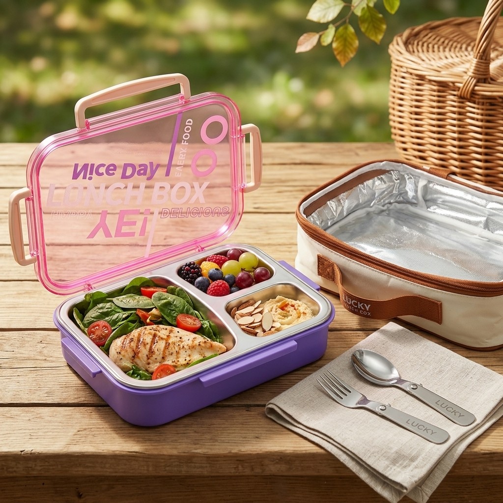 Meal Prep Meal Ideas - Boîte à bento en acier inoxydable