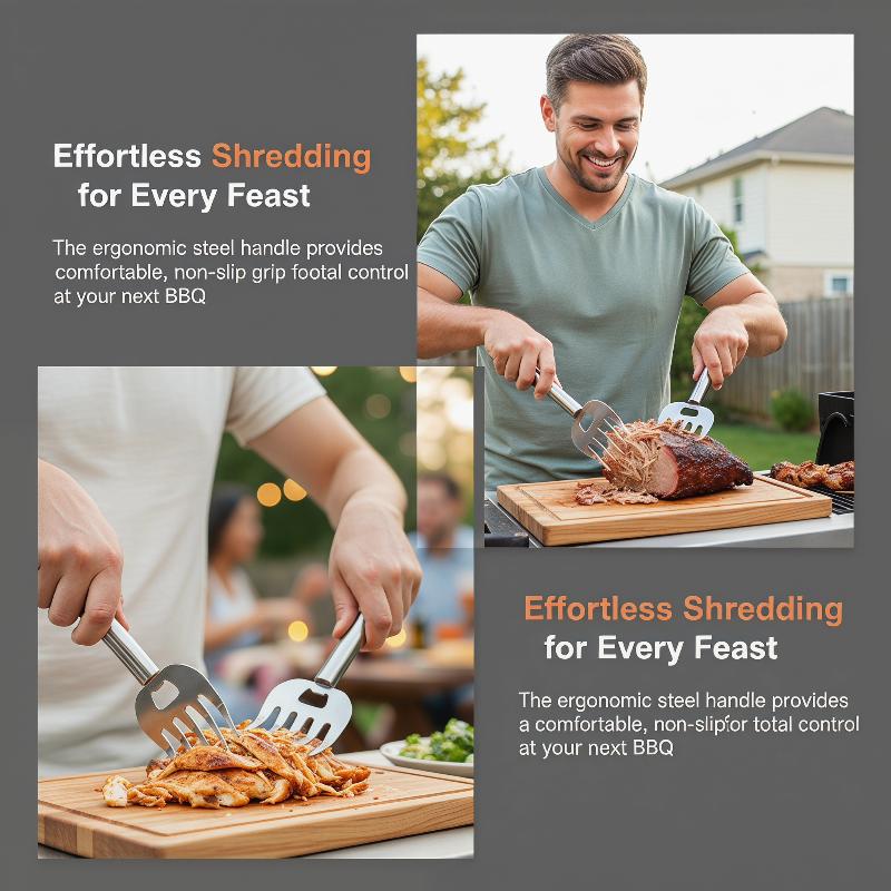 Meal Prep Cutting - Protège-doigts de cuisine en acier inoxydable