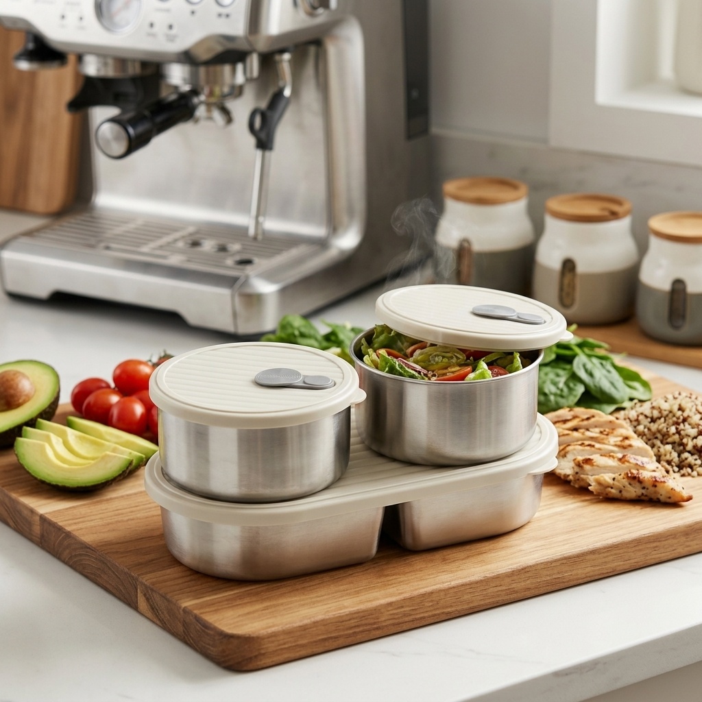 Meal Prep Meal Ideas - Boîte à lunch en acier inoxydable