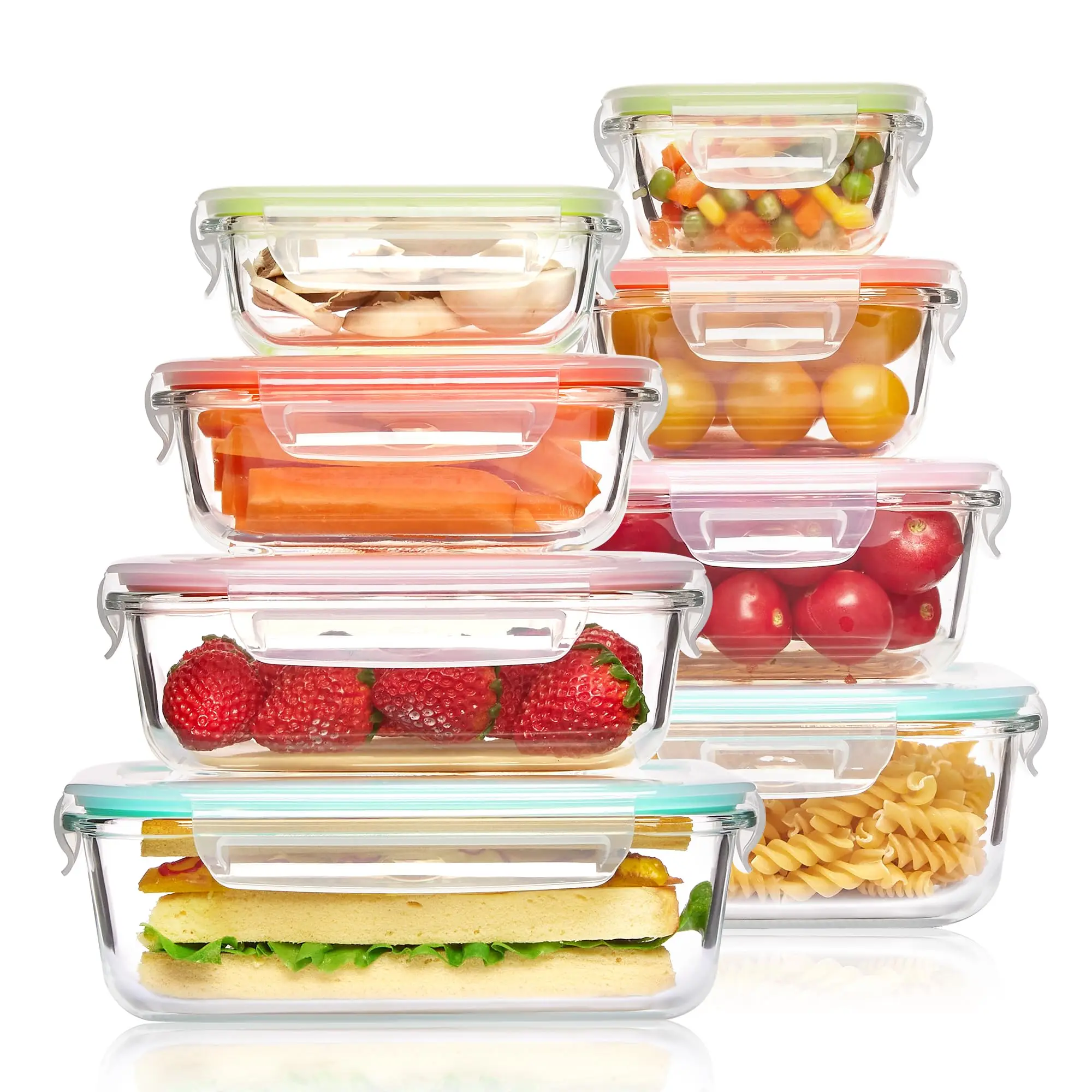 Meal Prep Recipes - Boîte à déjeuner en verre, conteneurs