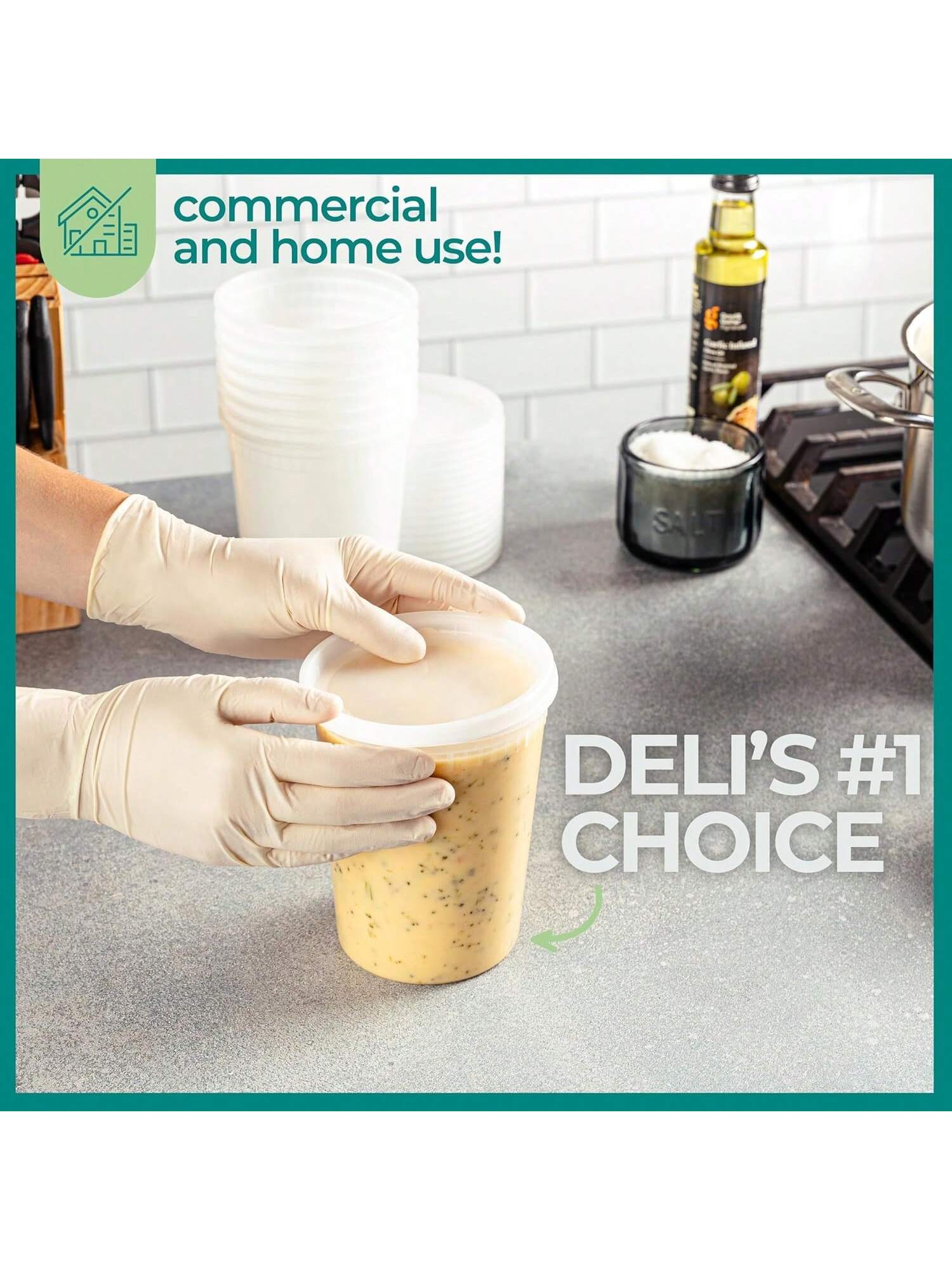 Deli en plastique contenant de - Meal Prep Recipes avis et prix
