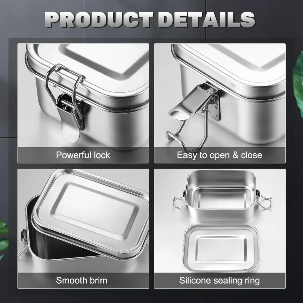 Boîte à déjeuner en acier inox - Meal Prep Recipes avis et prix