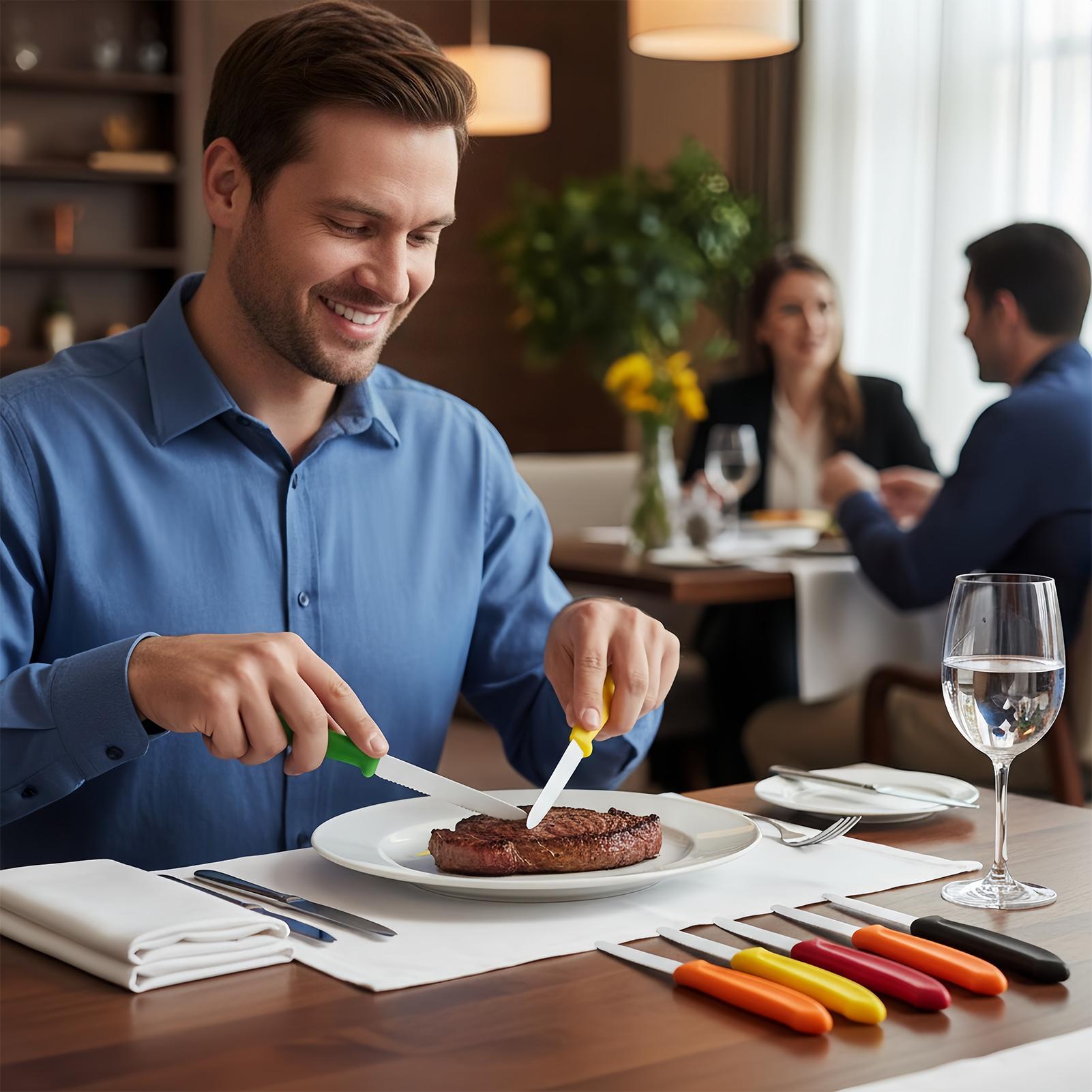 Coupe-steak dentelé 5 pièces e - Meal Prep Cutting avis et prix