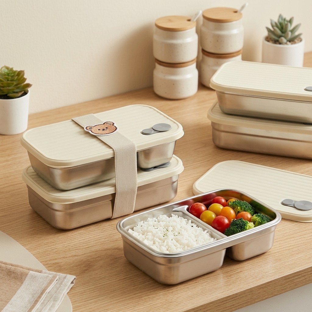 Boîte à bento en acier inoxyda - Meal Prep Recipes avis et prix