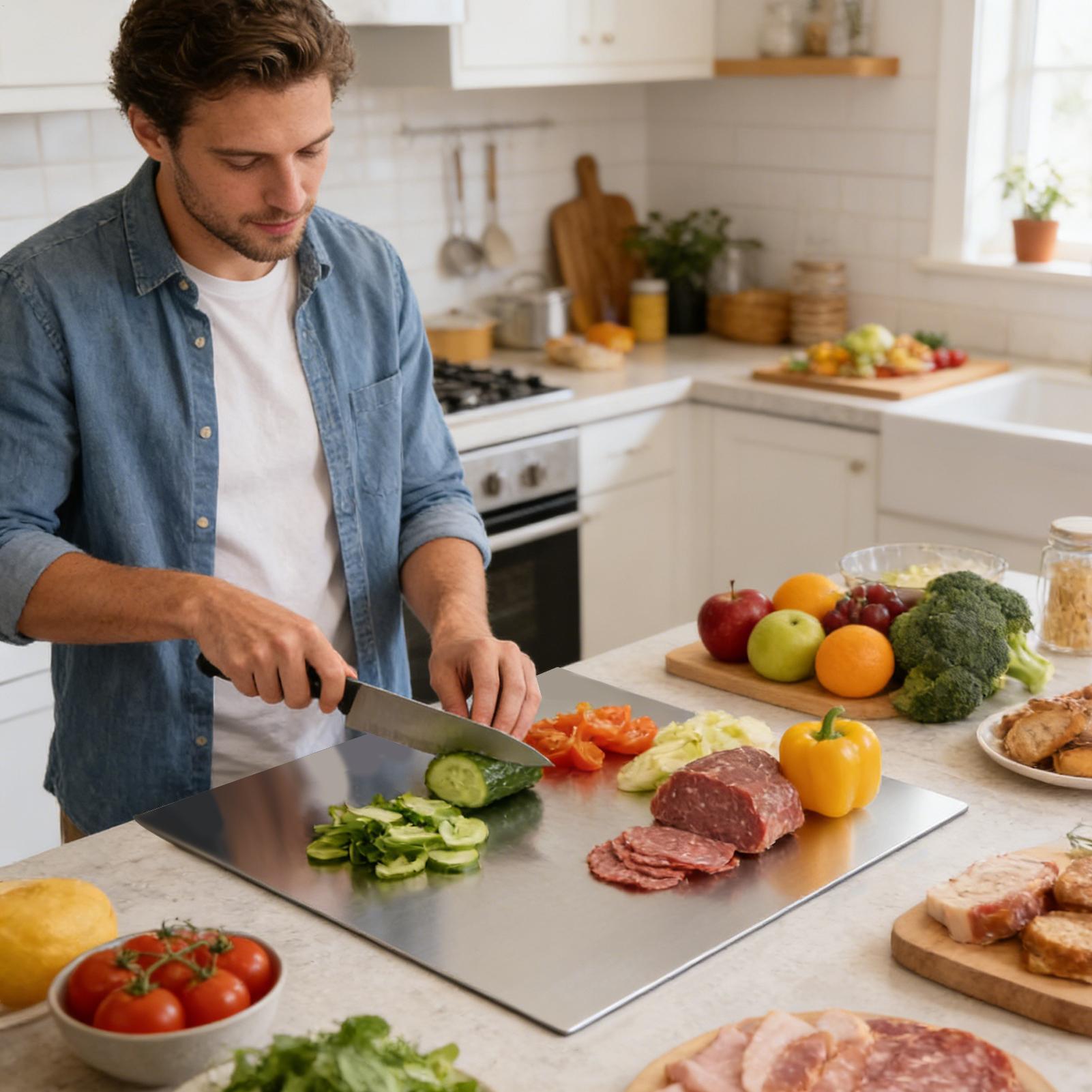 Planche à découper en acier in - Meal Prep Cutting avis et prix