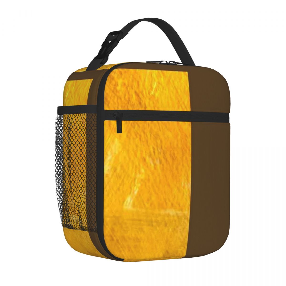 Sac à déjeuner jaune abstrait  - Meal Prep Yellow avis et prix
