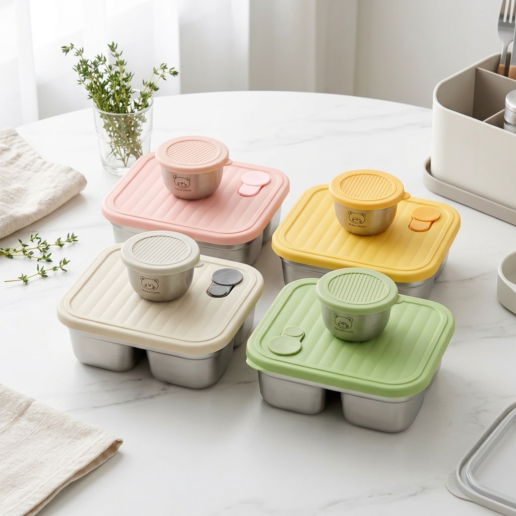 Boîte à lunch bento en acier i - Meal Prep Meal Ideas avis et prix