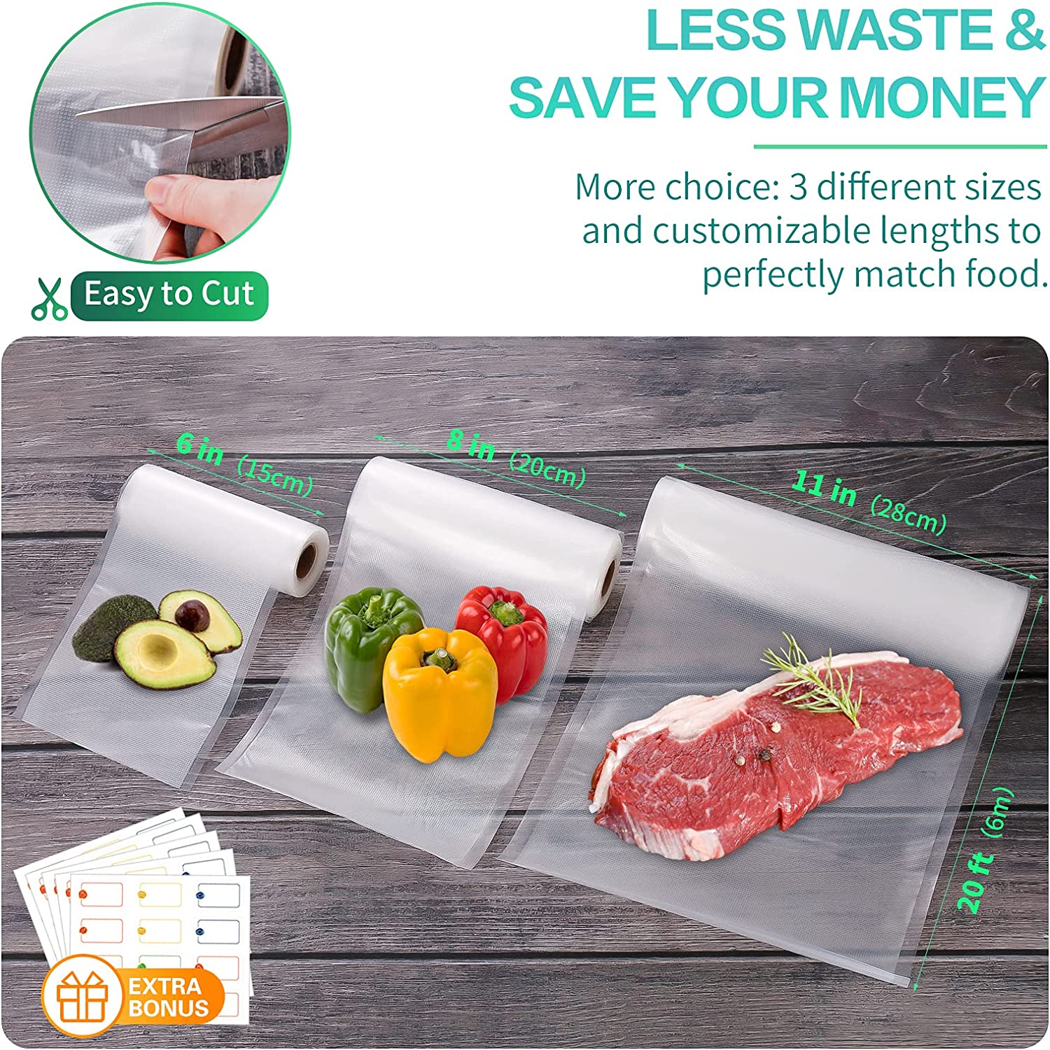Sacs de cuisine pour scelleuse - Meal Prep Vacuum Seal Containers avis et prix