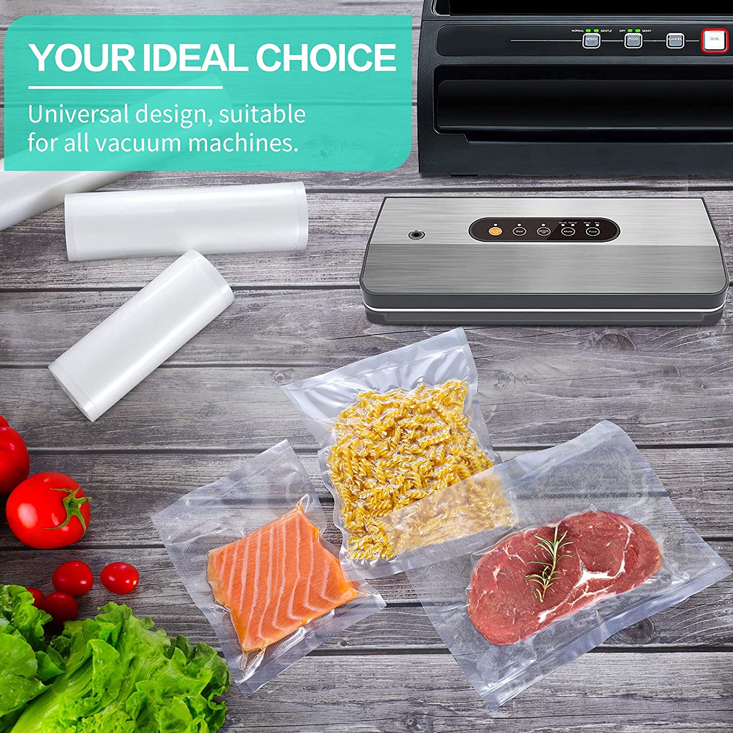 Sacs de cuisine pour scelleuse - Meal Prep Vacuum Seal Containers avis et prix