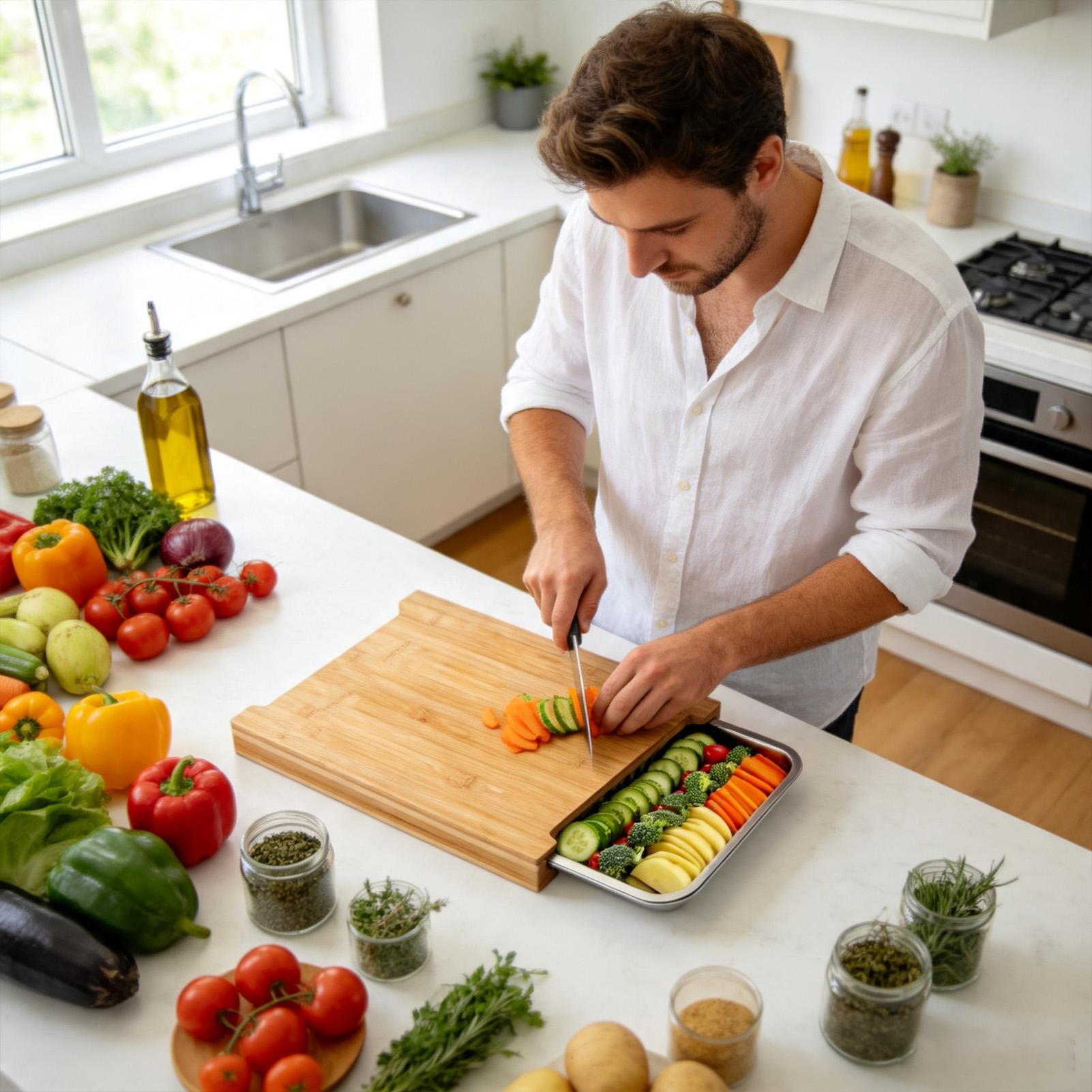 Planches à découper en bois po - Meal Prep Cutting avis et prix