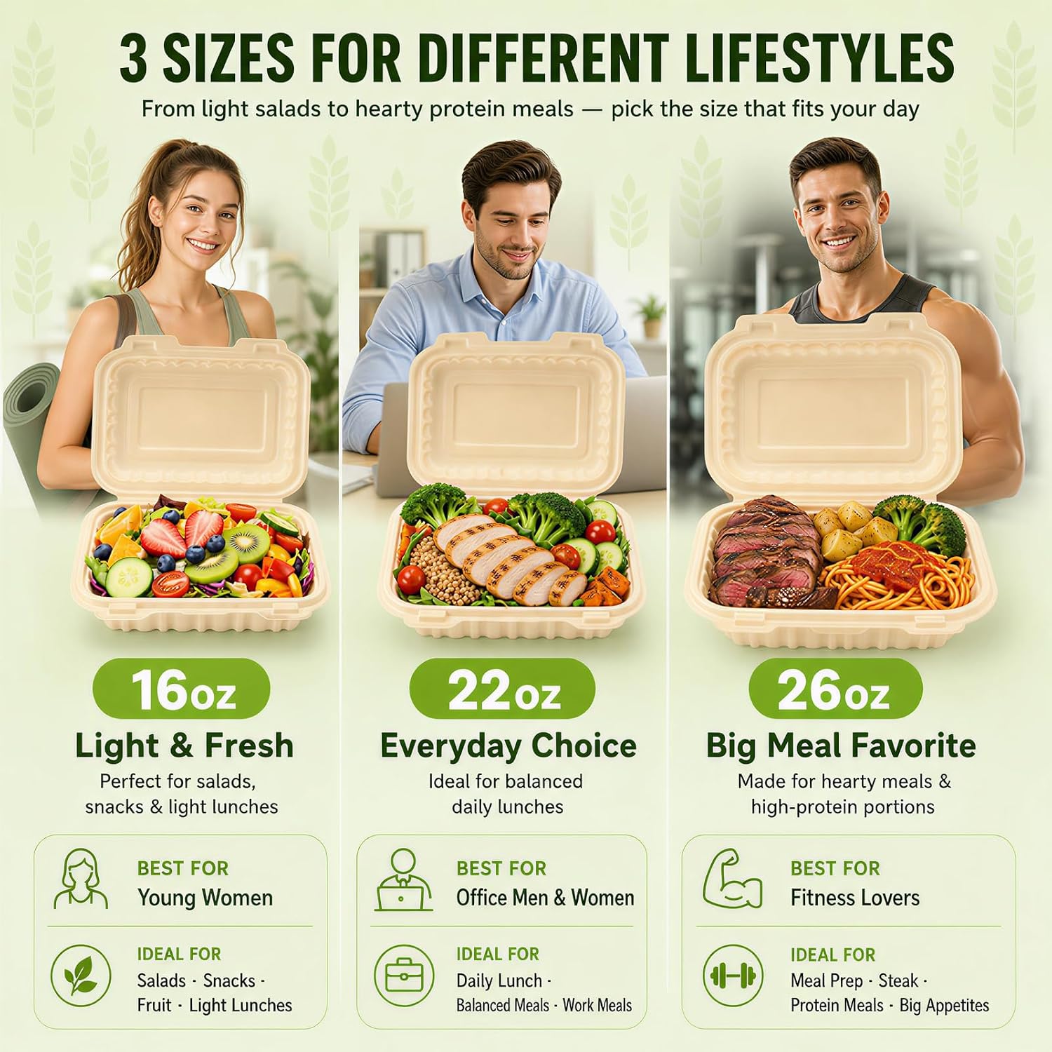 Lot de 50 contenants à emporte - Meal Prep Recipes avis et prix