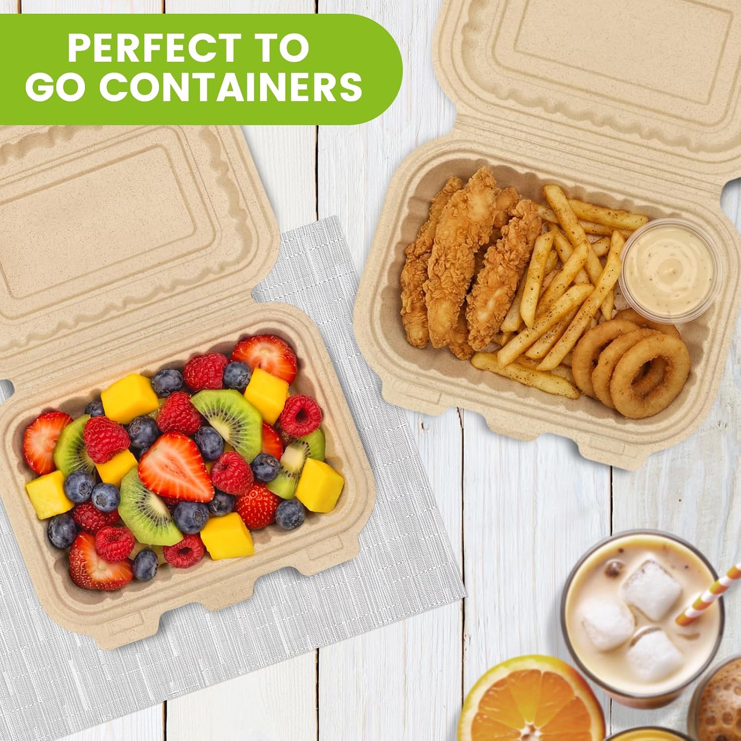 Lot de 50 contenants à emporte - Meal Prep Recipes avis et prix