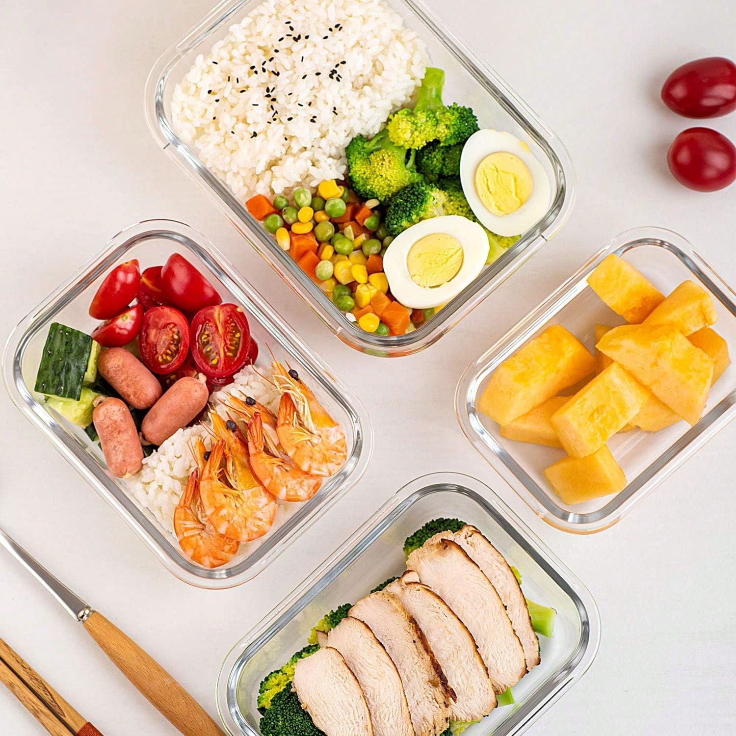 Lot de 10 récipients en verre  - Meal Prep Recipes avis et prix