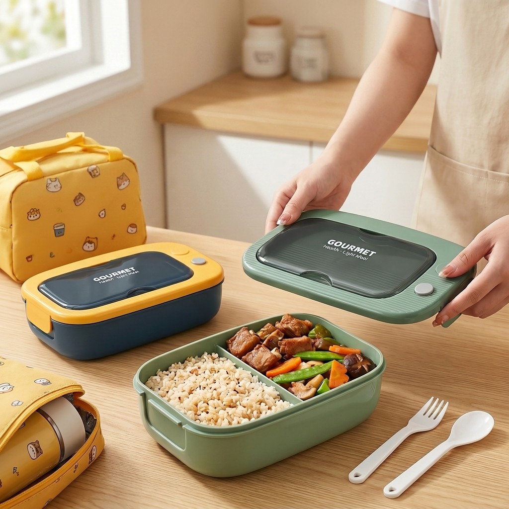 Boîte à bento en plastique mic - Meal Prep Recipes avis et prix