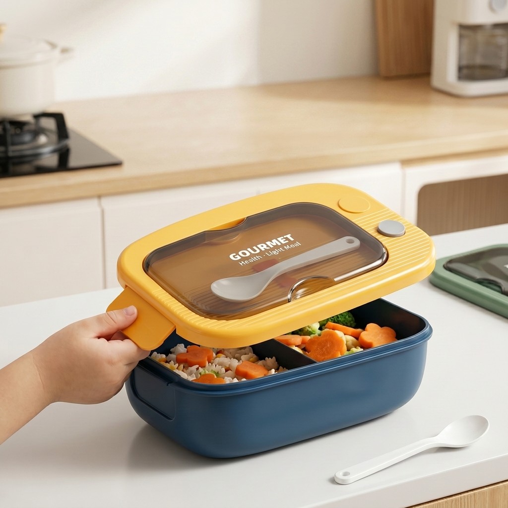 Boîte à bento en plastique mic - Meal Prep Recipes avis et prix