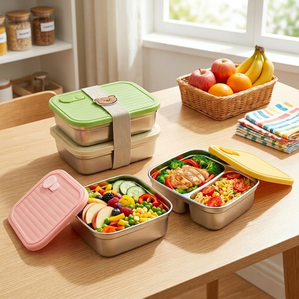 Boîte à lunch bento en acier i - Meal Prep Meal Ideas avis et prix