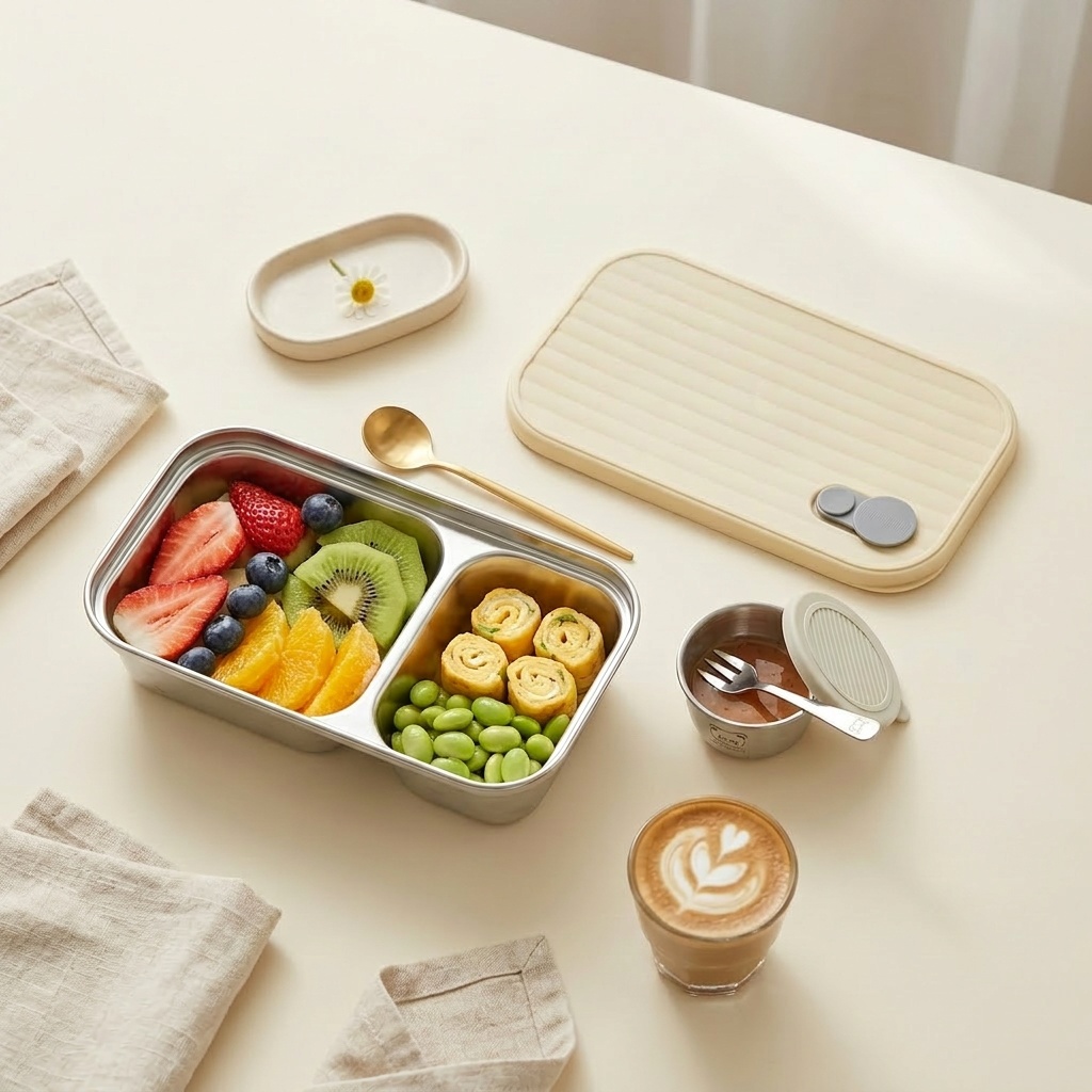 Boîte à bento en acier inoxyda - Meal Prep Meal Ideas avis et prix